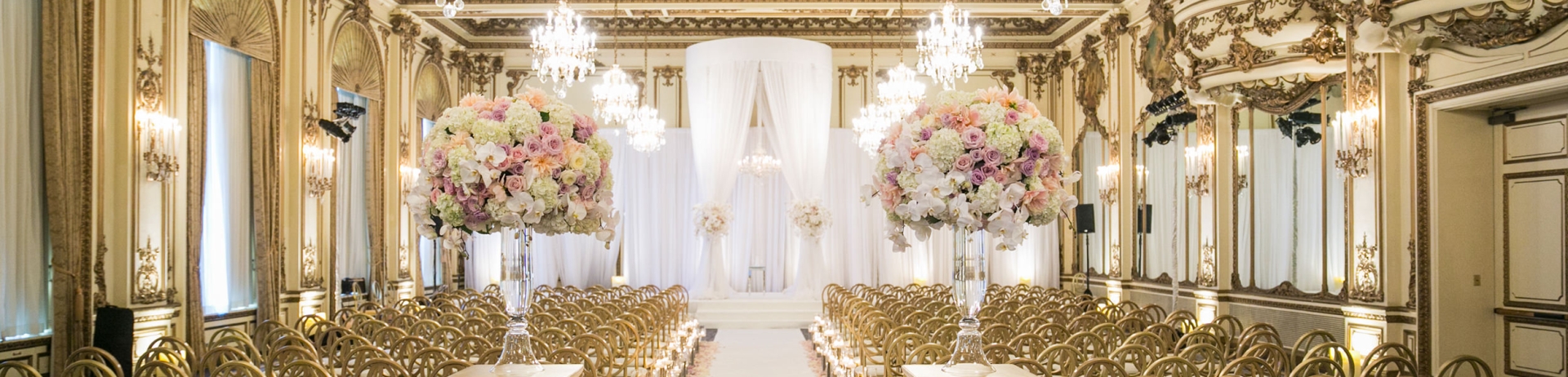 Golden room with chairs