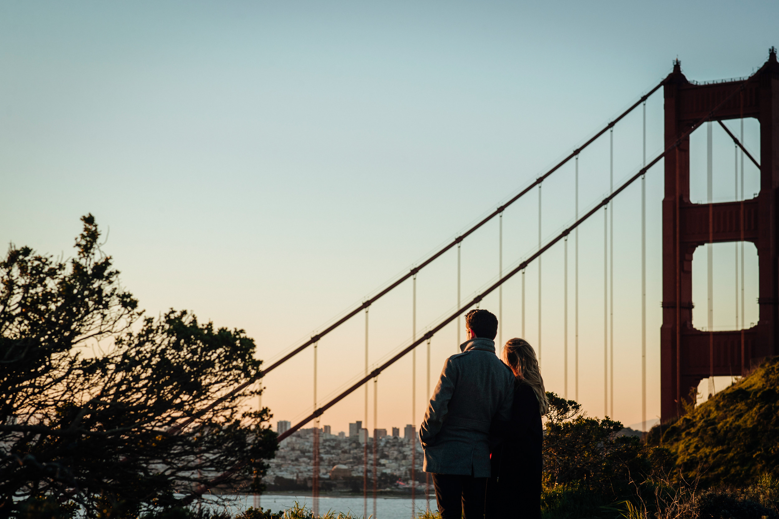 Couple with the sea view