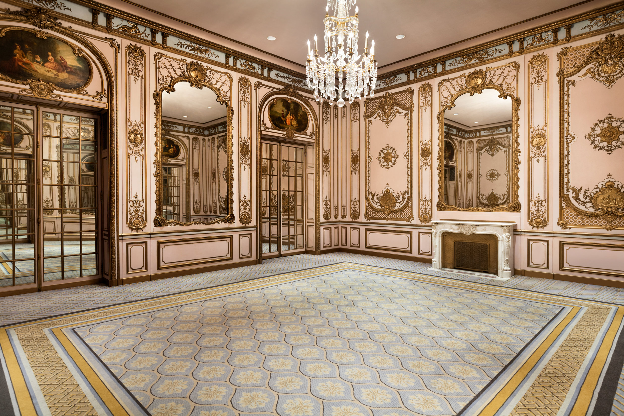 The hollowness room that metope decorates decorative pattern