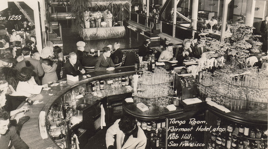 Historical photos of the bar
