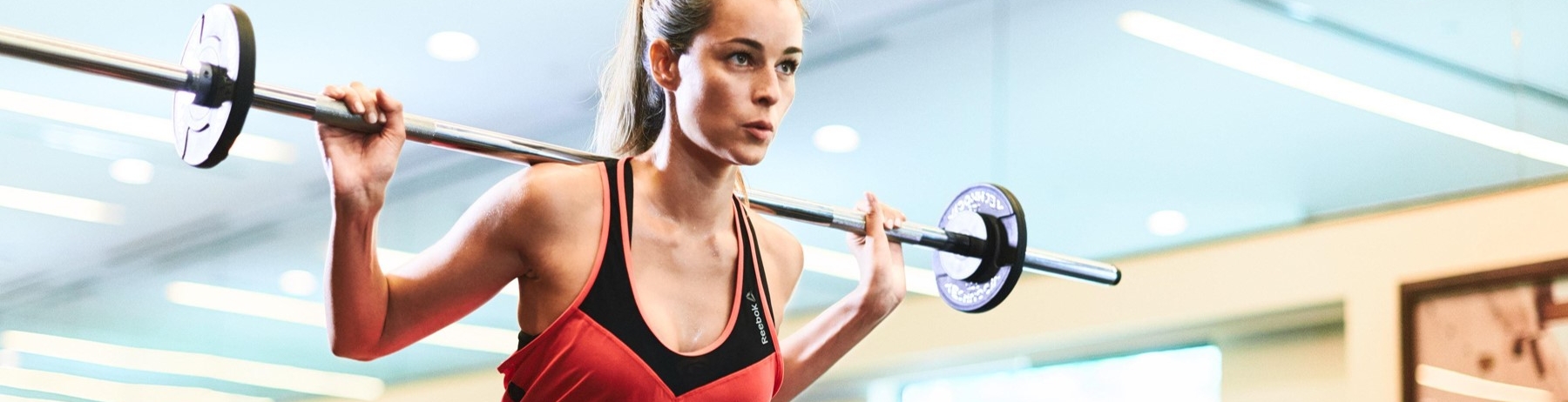 woman lifting weights