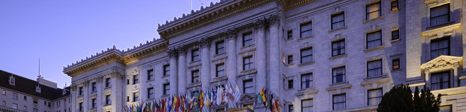exterior shot of the fairmont san francisco