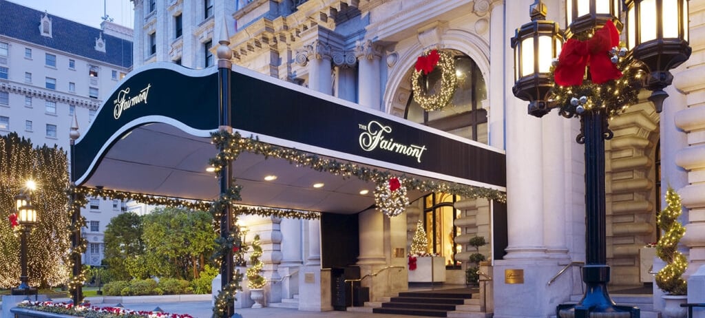 holidays at Fairmont San Francisco