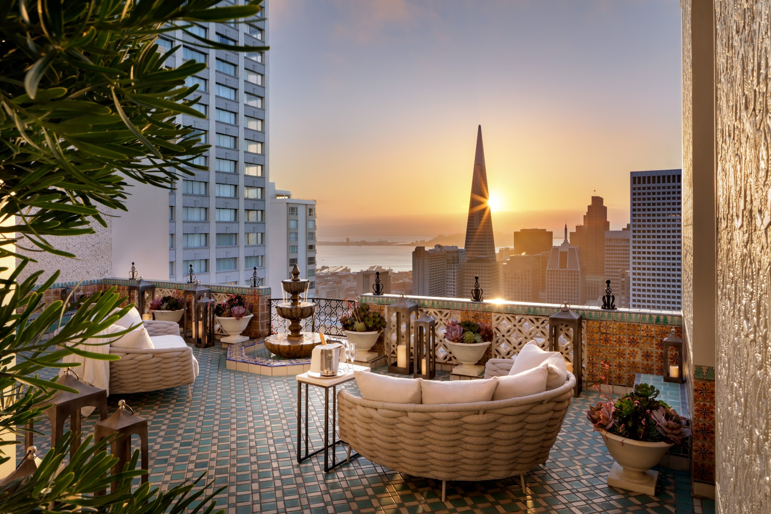 penthouse sunset